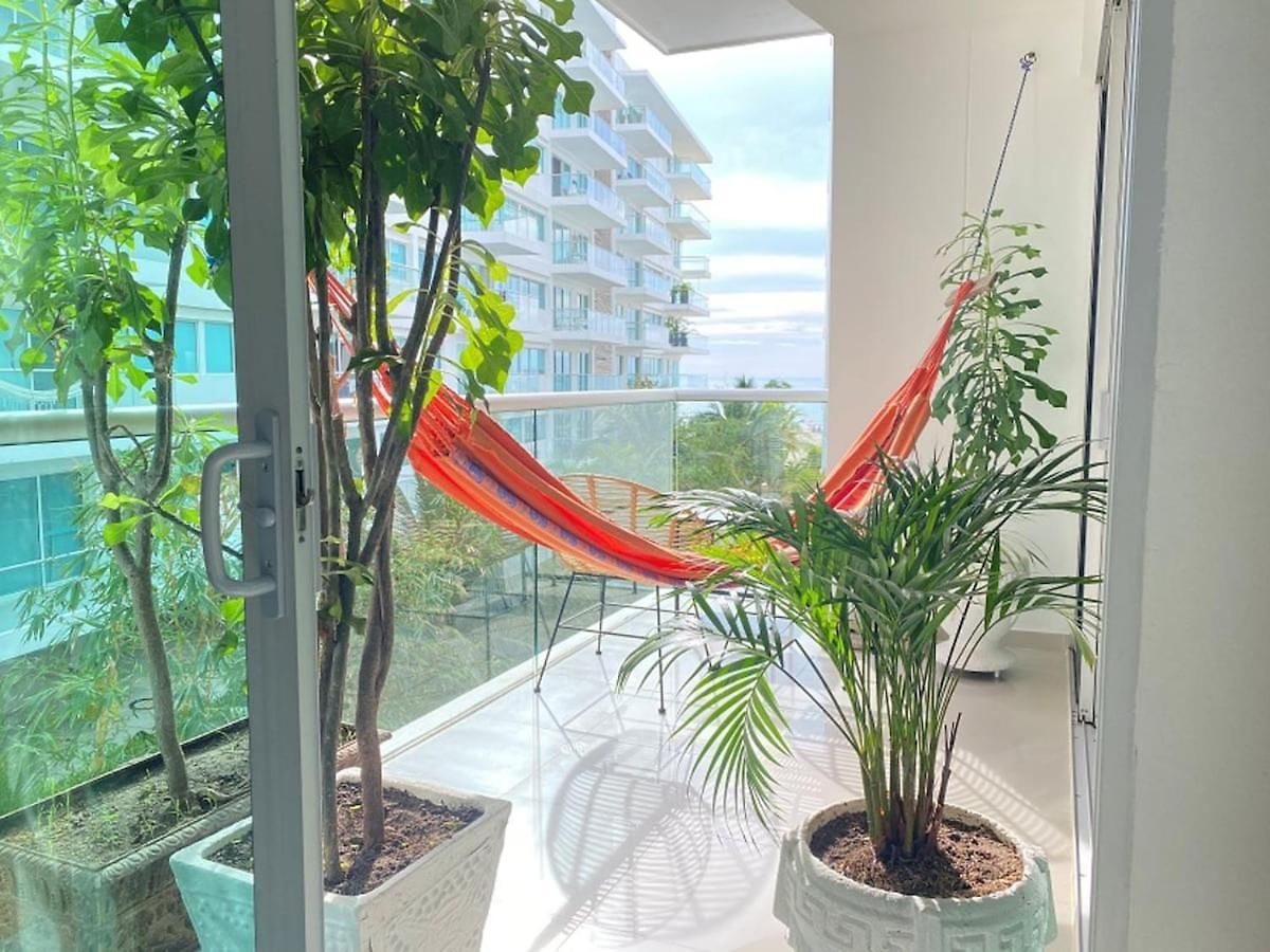 In Beachfront Building With Pools Near Historic Center *