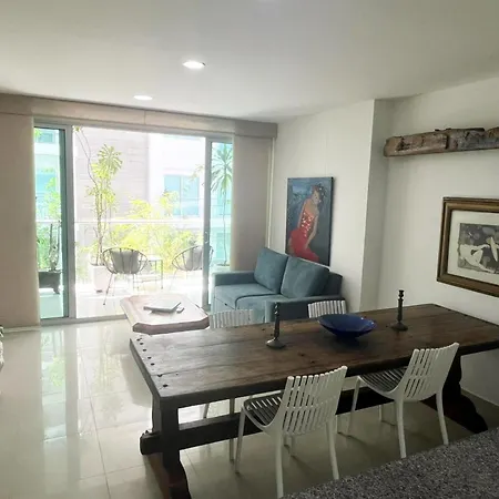 In Beachfront Building With Pools Near Historic Center Cartagena