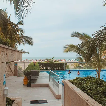 In Beachfront Building With Pools Near Historic Center