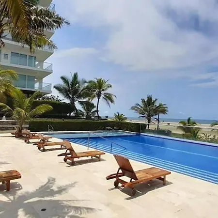 In Beachfront Building With Pools Near Historic Center