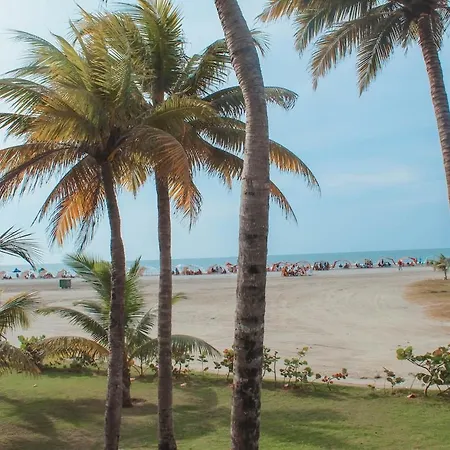 In Beachfront Building With Pools Near Historic Center Cartagena
